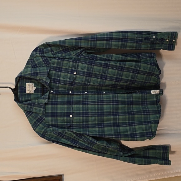 Lucky Brand, plaid, long sleeved, snap front, shirt - Picture 1 of 4